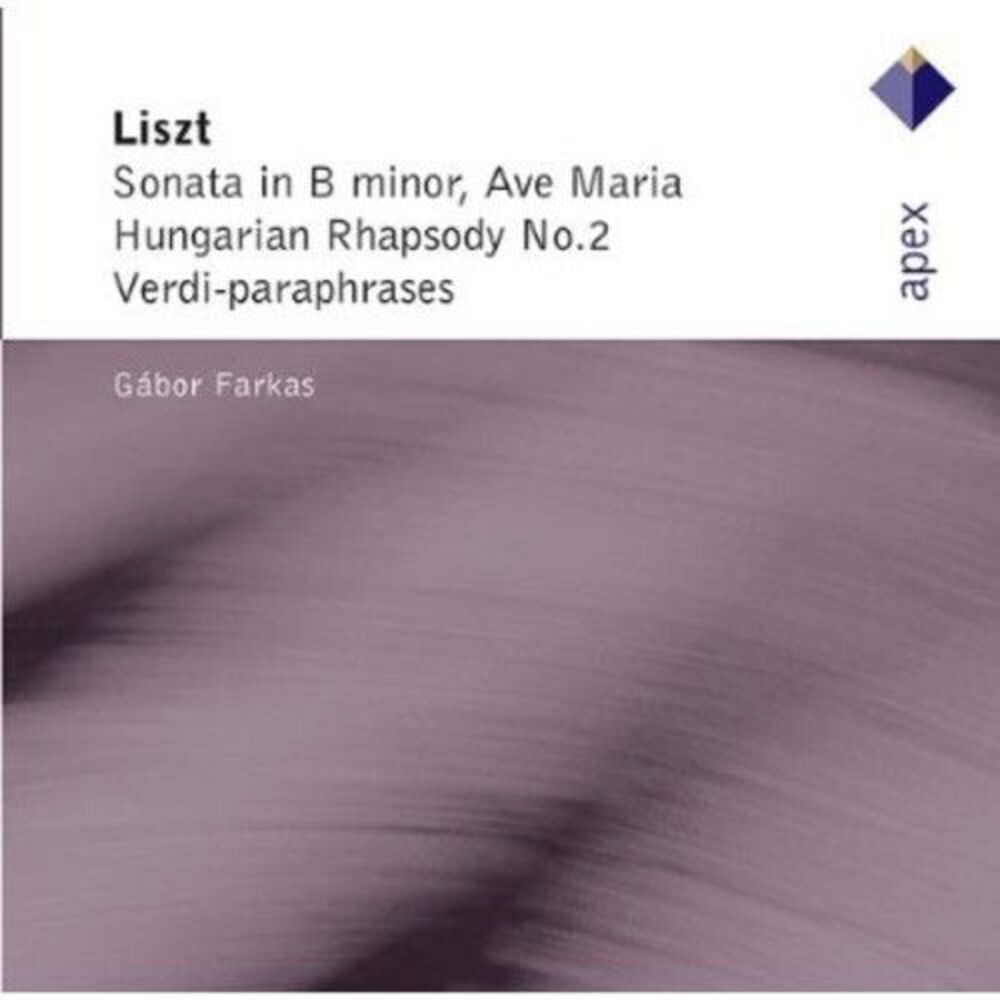 G bor Farkas - Liszt Piano Works  CD